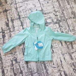 Mint Columbia Windbreaker Jacket Sz 4T